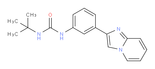1-(tert-butyl)-3-(3-(imidazo[1,2-a]pyridin-2-yl)phenyl)urea