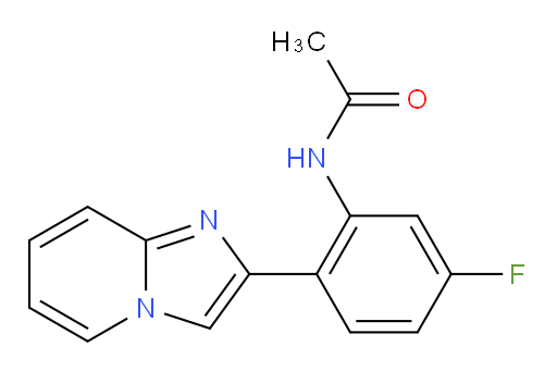 N-(5-fluoro-2-(imidazo[1,2-a]pyridin-2-yl)phenyl)acetamide