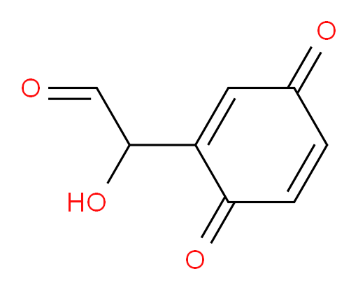2-(3,6-dioxocyclohexa-1,4-dien-1-yl)-2-hydroxyacetaldehyde