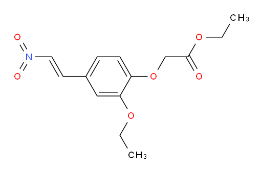 (E)-ethyl 2-(2-ethoxy-4-(2-nitrovinyl)phenoxy)acetate
