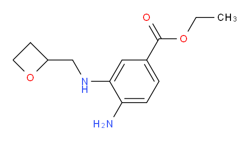 ethyl 4-amino-3-((oxetan-2-ylmethyl)amino)benzoate