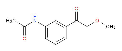 N-(3-(2-methoxyacetyl)phenyl)acetamide