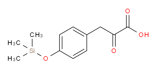 2-oxo-3-(4-((trimethylsilyl)oxy)phenyl)propanoic acid