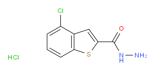 4-chlorobenzo[b]thiophene-2-carbohydrazide hydrochloride