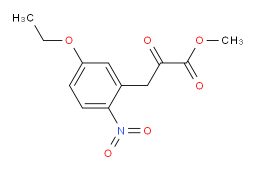 methyl 3-(5-ethoxy-2-nitrophenyl)-2-oxopropanoate