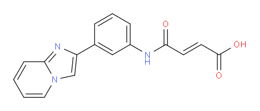 (E)-4-((3-(imidazo[1,2-a]pyridin-2-yl)phenyl)amino)-4-oxobut-2-enoic acid