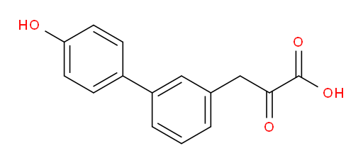 3-(4'-hydroxy-[1,1'-biphenyl]-3-yl)-2-oxopropanoic acid