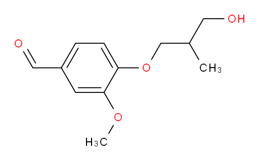 4-(3-hydroxy-2-methylpropoxy)-3-methoxybenzaldehyde