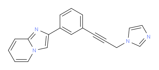 2-(3-(3-(1H-imidazol-1-yl)prop-1-yn-1-yl)phenyl)imidazo[1,2-a]pyridine