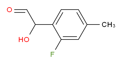 2-(2-fluoro-4-methylphenyl)-2-hydroxyacetaldehyde