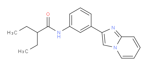 2-ethyl-N-(3-(imidazo[1,2-a]pyridin-2-yl)phenyl)butanamide