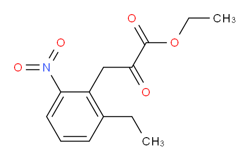 ethyl 3-(2-ethyl-6-nitrophenyl)-2-oxopropanoate