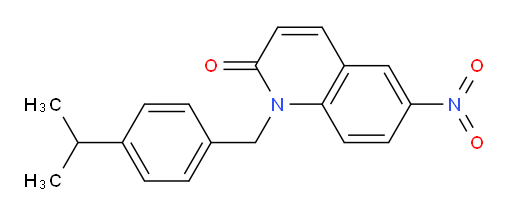 1-(4-isopropylbenzyl)-6-nitroquinolin-2(1H)-one