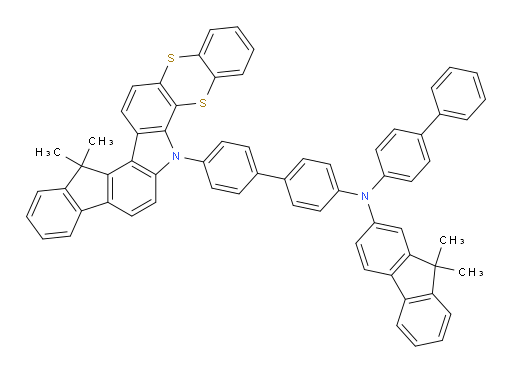 N-([1,1'-biphenyl]-4-yl)-N-(4'-(13,13-dimethylbenzo[5,6][1,4]dithiino[2,3-a]indeno[2,1-g]carbazol-6(13H)-yl)-[1,1'-biphenyl]-4-yl)-9,9-dimethyl-9H-fluoren-2-amine
