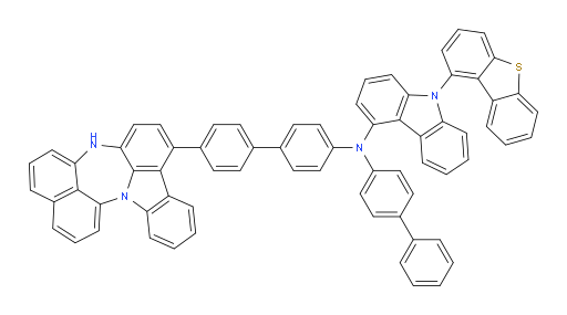 N-(4'-(4H-naphtho[1',8':5,6,7][1,4]diazepino[3,2,1-jk]carbazol-7-yl)-[1,1'-biphenyl]-4-yl)-N-([1,1'-biphenyl]-4-yl)-9-(dibenzo[b,d]thiophen-1-yl)-9H-carbazol-4-amine