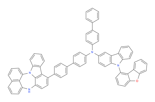 N-(4'-(4H-naphtho[1',8':5,6,7][1,4]diazepino[3,2,1-jk]carbazol-7-yl)-[1,1'-biphenyl]-4-yl)-N-([1,1'-biphenyl]-4-yl)-9-(dibenzo[b,d]furan-1-yl)-9H-carbazol-3-amine