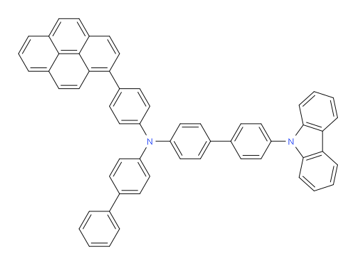 N-([1,1'-biphenyl]-4-yl)-4'-(9H-carbazol-9-yl)-N-(4-(pyren-1-yl)phenyl)-[1,1'-biphenyl]-4-amine