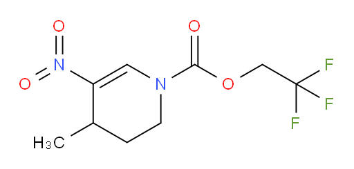 2,2,2-trifluoroethyl 4-methyl-5-nitro-3,4-dihydropyridine-1(2H)-carboxylate