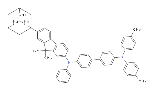 N4-(7-(adamantan-1-yl)-9,9-dimethyl-9H-fluoren-2-yl)-N4-phenyl-N4',N4'-di-p-tolyl-[1,1'-biphenyl]-4,4'-diamine
