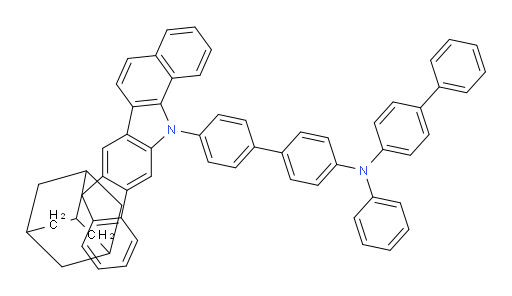 N-([1,1'-biphenyl]-4-yl)-N-phenyl-4'-(14'H-spiro[adamantane-2,8'-benzo[a]indeno[2,1-h]carbazol]-14'-yl)-[1,1'-biphenyl]-4-amine