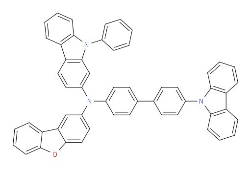 N-(4'-(9H-carbazol-9-yl)-[1,1'-biphenyl]-4-yl)-N-(dibenzo[b,d]furan-2-yl)-9-phenyl-9H-carbazol-2-amine