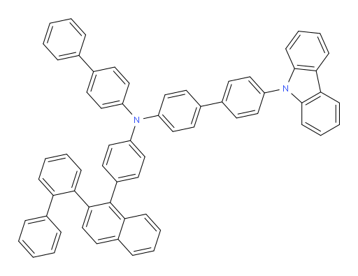 N-(4-(2-([1,1'-biphenyl]-2-yl)naphthalen-1-yl)phenyl)-N-([1,1'-biphenyl]-4-yl)-4'-(9H-carbazol-9-yl)-[1,1'-biphenyl]-4-amine