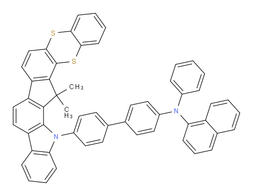 N-(4'-(15,15-dimethylbenzo[5',6'][1,4]dithiino[2',3':4,5]indeno[2,1-a]carbazol-14(15H)-yl)-[1,1'-biphenyl]-4-yl)-N-phenylnaphthalen-1-amine