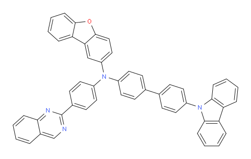 N-(4'-(9H-carbazol-9-yl)-[1,1'-biphenyl]-4-yl)-N-(4-(quinazolin-2-yl)phenyl)dibenzo[b,d]furan-2-amine