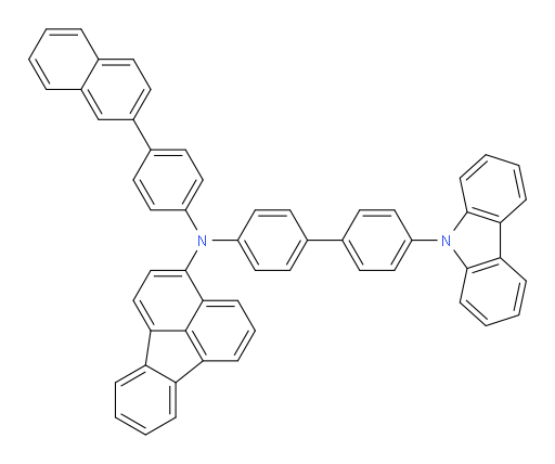 N-(4'-(9H-carbazol-9-yl)-[1,1'-biphenyl]-4-yl)-N-(4-(naphthalen-2-yl)phenyl)fluoranthen-3-amine