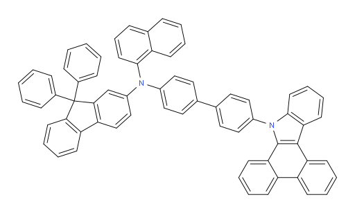 N-(4'-(9H-dibenzo[a,c]carbazol-9-yl)-[1,1'-biphenyl]-4-yl)-N-(naphthalen-1-yl)-9,9-diphenyl-9H-fluoren-2-amine