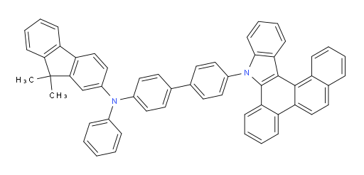 N-(4'-(11H-benzo[a]naphtho[2,1-c]carbazol-11-yl)-[1,1'-biphenyl]-4-yl)-9,9-dimethyl-N-phenyl-9H-fluoren-2-amine
