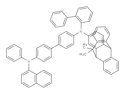 N4-([1,1'-biphenyl]-2-yl)-N4-(11,11-dimethyl-10,11-dihydro-5H-5,10-[1,2]benzenodibenzo[a,d][7]annulen-8-yl)-N4'-(naphthalen-1-yl)-N4'-phenyl-[1,1'-biphenyl]-4,4'-diamine