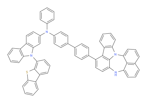 N-(4'-(4H-naphtho[1',8':5,6,7][1,4]diazepino[3,2,1-jk]carbazol-7-yl)-[1,1'-biphenyl]-4-yl)-9-(dibenzo[b,d]thiophen-4-yl)-N-phenyl-9H-carbazol-2-amine