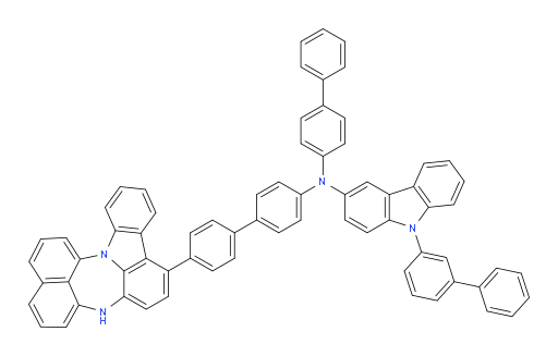 N-(4'-(4H-naphtho[1',8':5,6,7][1,4]diazepino[3,2,1-jk]carbazol-7-yl)-[1,1'-biphenyl]-4-yl)-9-([1,1'-biphenyl]-3-yl)-N-([1,1'-biphenyl]-4-yl)-9H-carbazol-3-amine