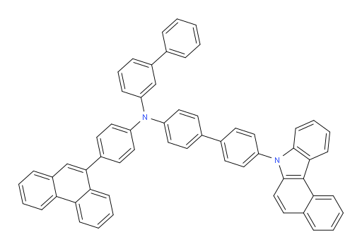 N-(4'-(7H-benzo[c]carbazol-7-yl)-[1,1'-biphenyl]-4-yl)-N-(4-(phenanthren-9-yl)phenyl)-[1,1'-biphenyl]-3-amine