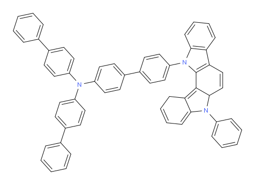 N,N-di([1,1'-biphenyl]-4-yl)-4'-(5-phenyl-5,5a-dihydroindolo[3,2-a]carbazol-12(1H)-yl)-[1,1'-biphenyl]-4-amine