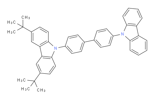 9-(4'-(9H-carbazol-9-yl)-[1,1'-biphenyl]-4-yl)-3,6-di-tert-butyl-9H-carbazole