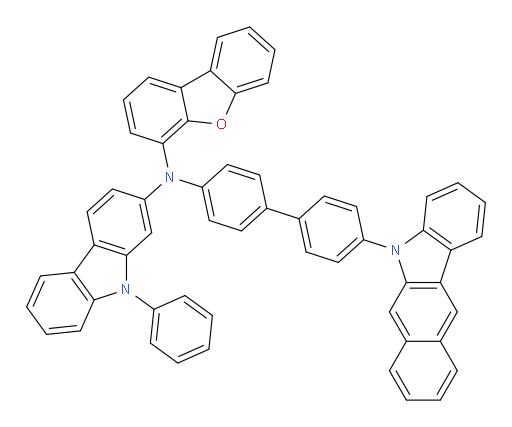 N-(4'-(5H-benzo[b]carbazol-5-yl)-[1,1'-biphenyl]-4-yl)-N-(dibenzo[b,d]furan-4-yl)-9-phenyl-9H-carbazol-2-amine