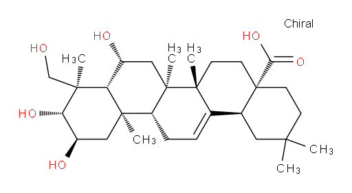 (4aS,6aS,6bR,8R,8aR,9R,10R,11R,12aR,12bR,14bS)-8,10,11-trihydroxy-9-(hydroxymethyl)-2,2,6a,6b,9,12a-hexamethyl-1,2,3,4,4a,5,6,6a,6b,7,8,8a,9,10,11,12,12a,12b,13,14b-icosahydropicene-4a-carboxylic acid