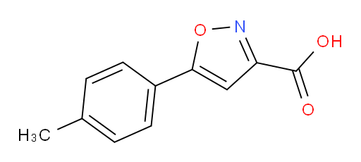 5-(4-methylphenyl)-1,2-oxazole-3-carboxylic acid