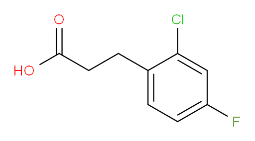 3-(2-chloro-4-fluorophenyl)propanoic acid