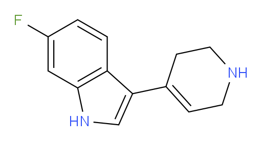 6-fluoro-3-(1,2,3,6-tetrahydropyridin-4-yl)-1H-indole