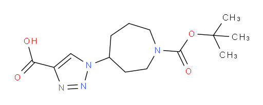 1-{1-[(tert-butoxy)carbonyl]azepan-4-yl}-1H-1,2,3-triazole-4-carboxylic acid