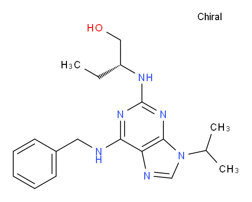 (2R)-2-{[6-(benzylamino)-9-(propan-2-yl)-9H-purin-2-yl]amino}butan-1-ol