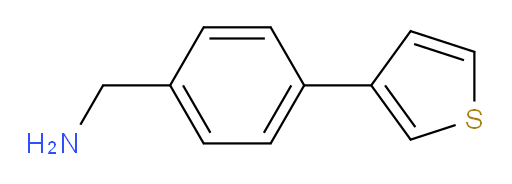 [4-(thiophen-3-yl)phenyl]methanamine