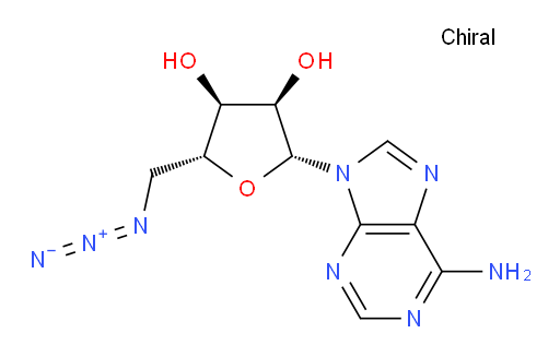 (2R,3R,4S,5R)-2-(6-amino-9H-purin-9-yl)-5-(azidomethyl)oxolane-3,4-diol
