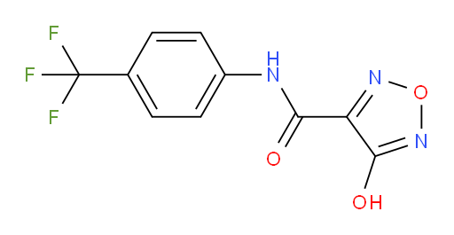 4-hydroxy-N-[4-(trifluoromethyl)phenyl]-1,2,5-oxadiazole-3-carboxamide
