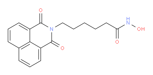 6-{2,4-dioxo-3-azatricyclo[7.3.1.0,5,13]trideca-1(13),5,7,9,11-pentaen-3-yl}-N-hydroxyhexanamide