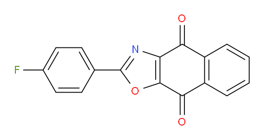 2-(4-fluorophenyl)-4H,9H-naphtho[2,3-d][1,3]oxazole-4,9-dione