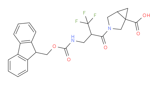 3-{2-[({[(9H-fluoren-9-yl)methoxy]carbonyl}amino)methyl]-3,3,3-trifluoropropanoyl}-3-azabicyclo[3.1.0]hexane-1-carboxylic acid